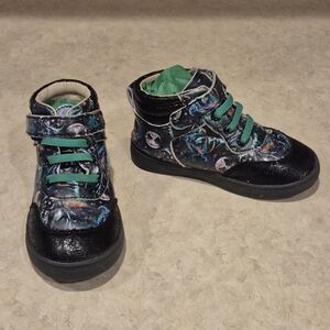 Little Penguin Shoes Nightmare Before Christmas Leather Upper Sneakers 2-3 Years